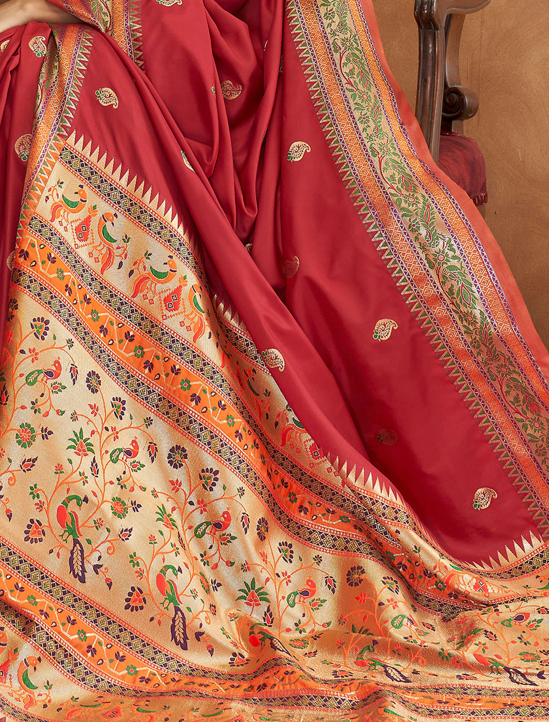 Ethereal Charm Soft Silk With Banarasi Weaving Saree Extravaganza