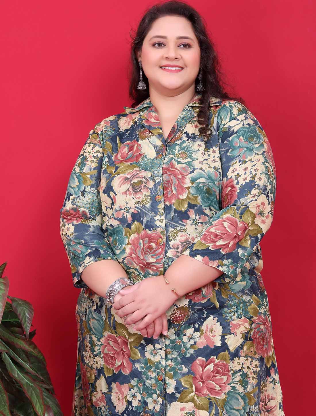 Teal Blue Premium Rayon Exoprt Quality Ethnic Co-ord Sets