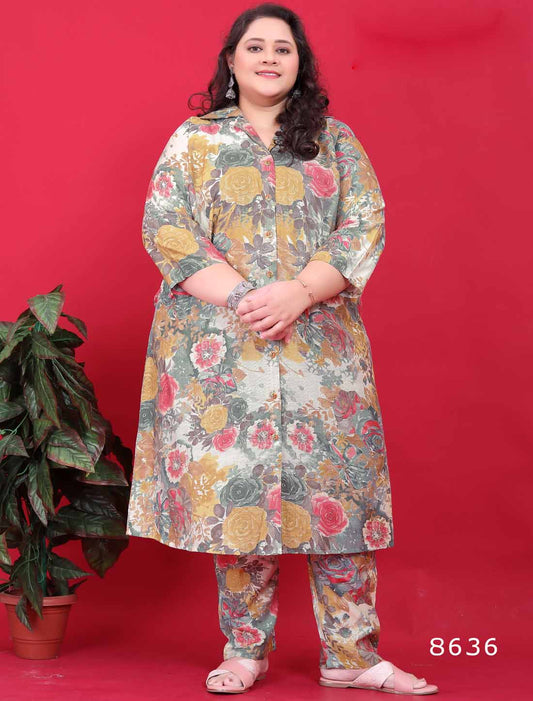 Mulit-Color Premium Vertical Exoprt Quality Ethnic Co-ord Sets