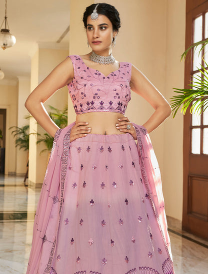 Art Silk Elevate With Wedding Ethnic Embroidered Lehenga Choli