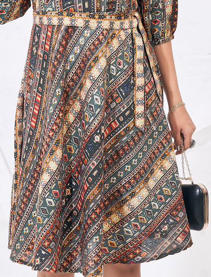 Floral Delight New Printed D Capsul Cotton Dress For Women