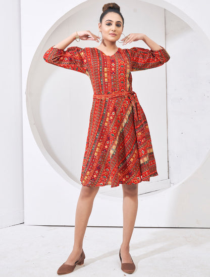 Ocean Breeze New Casual D Capsul Cotton Dress For Women