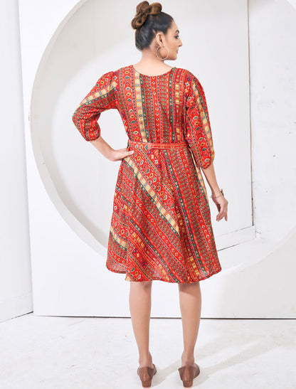 Ocean Breeze New Casual D Capsul Cotton Dress For Women