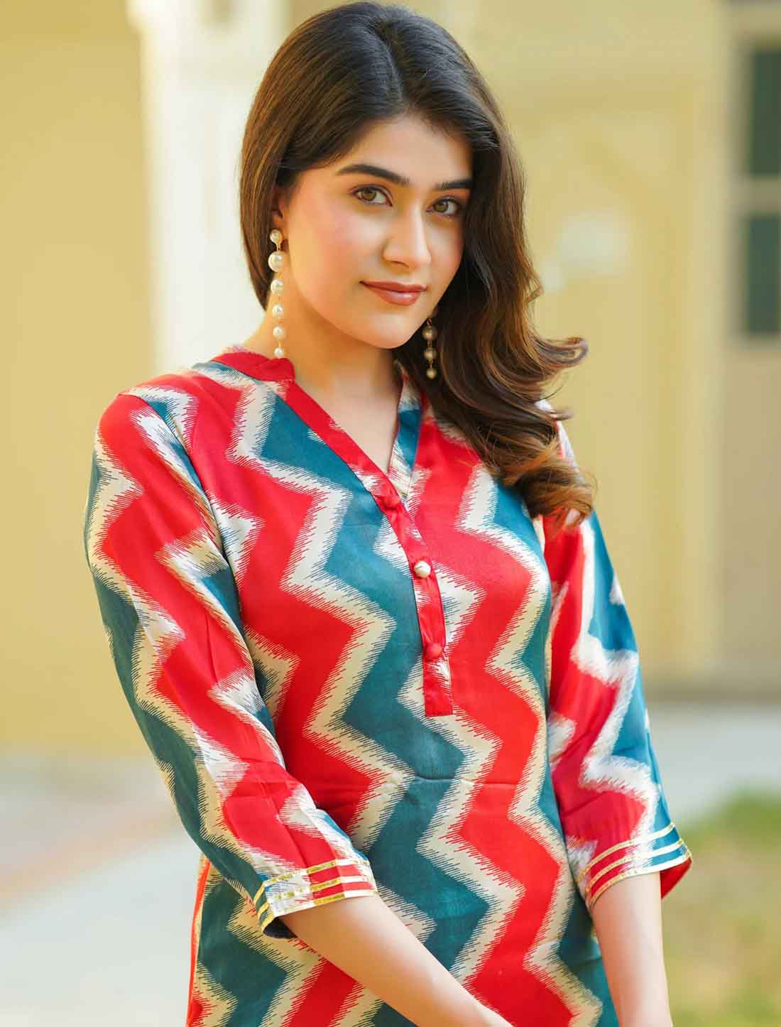 Elevate Pure Muslin With Digital Print Casual Ethinc Kurti Sets