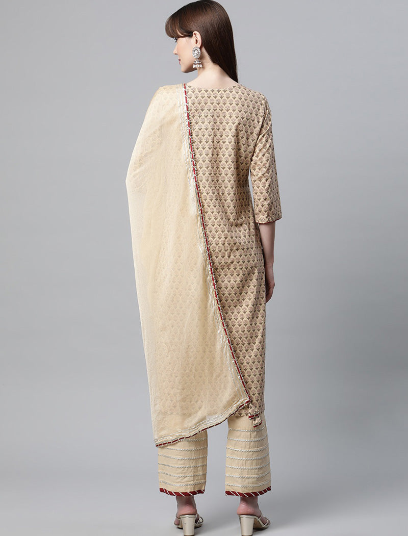 KALINI Bandhani Printed Regular Kurta with Trousers & Dupatta Price in  India, Full Specifications & Offers | DTashion.com