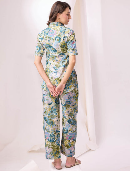 Introducing Multi Color Cotton Print Western Co-ord Sets