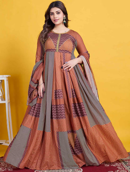 Multi-Color Cotton Elegant And Comfortable Ethnic Salwar Suits