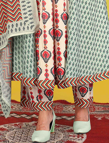 Multi-Color Cotton Elegant And Comfortable Ethnic Salwar Suits