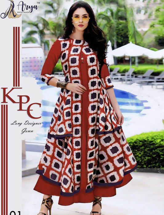 Kpc Rayon Gown For Women