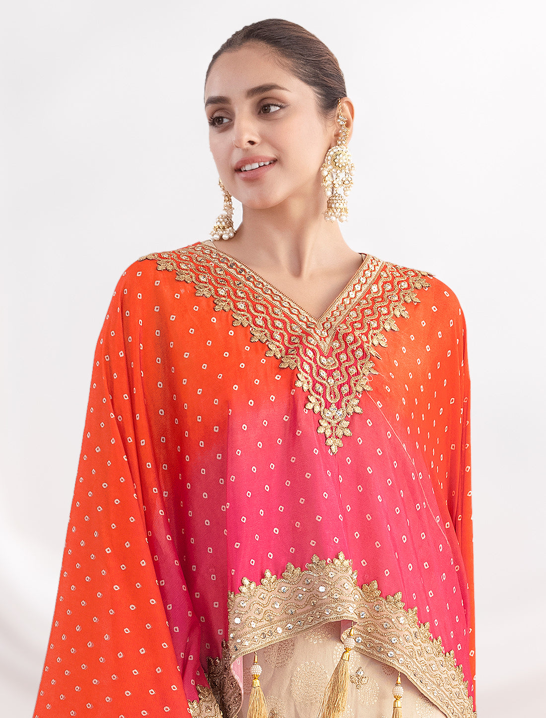 Freesize Sharara Set – Mirror Embroidery (Up to XL)
