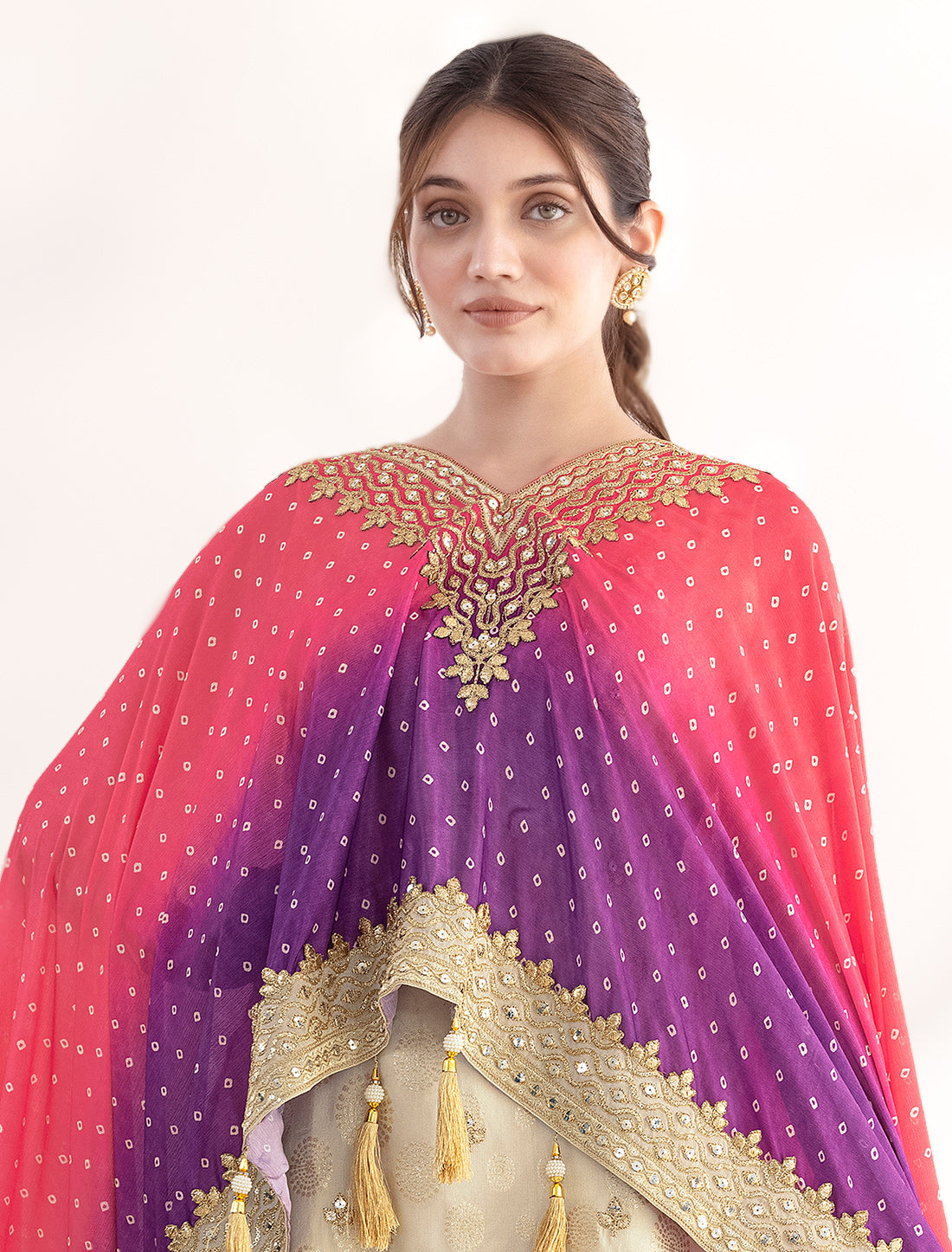 Stylish Mirror Work Sharara Set Freesize Fit