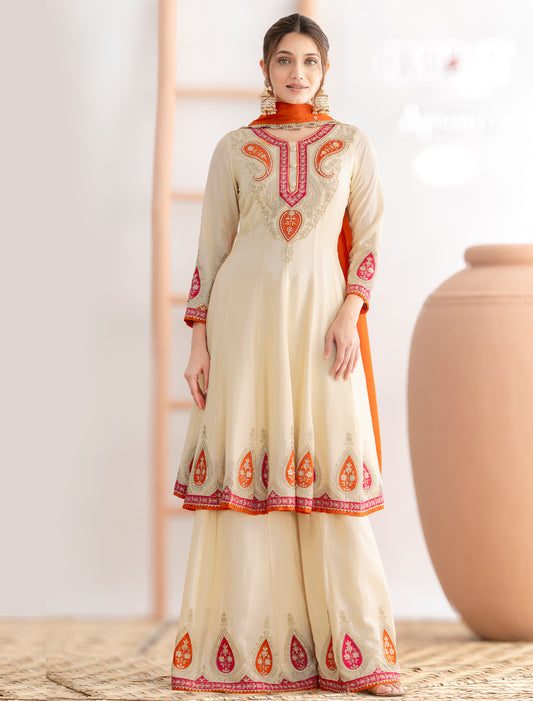 Premium Chinnon Anarkali Suit – Ethnic Wear for Women