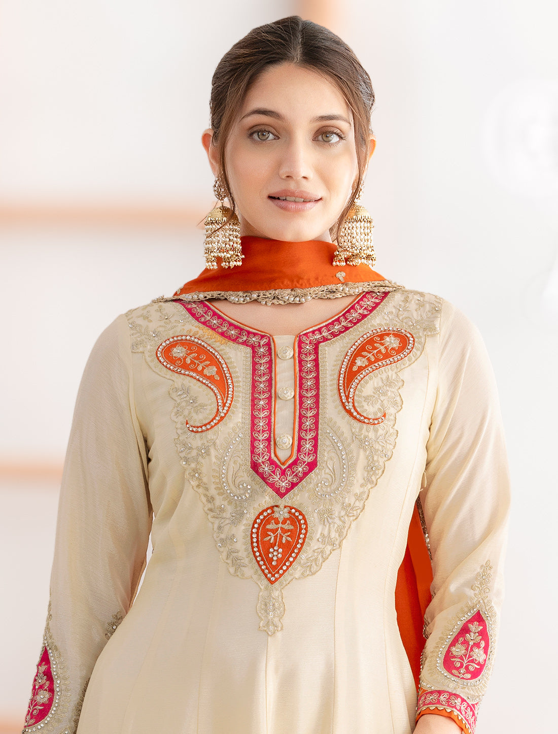 Premium Chinnon Anarkali Suit – Ethnic Wear for Women