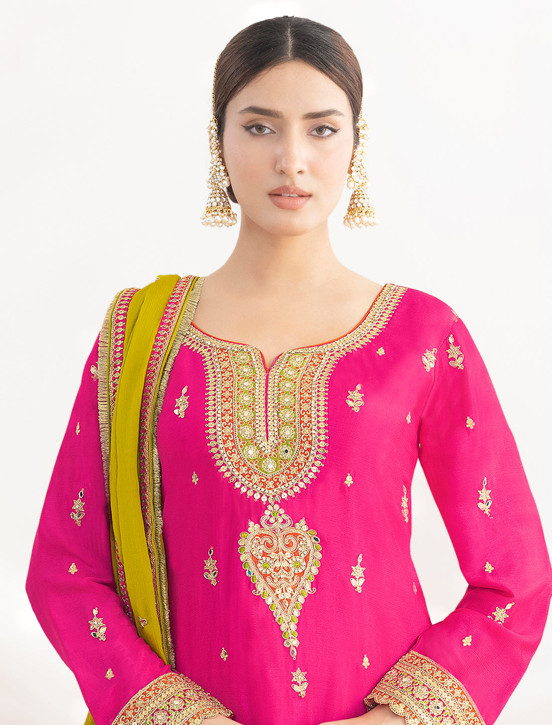 Premium Ethnic Wear Kurti with Farshi Salwar Dupatta