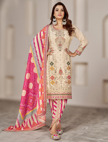 Stylish Freesize Readymade Suit