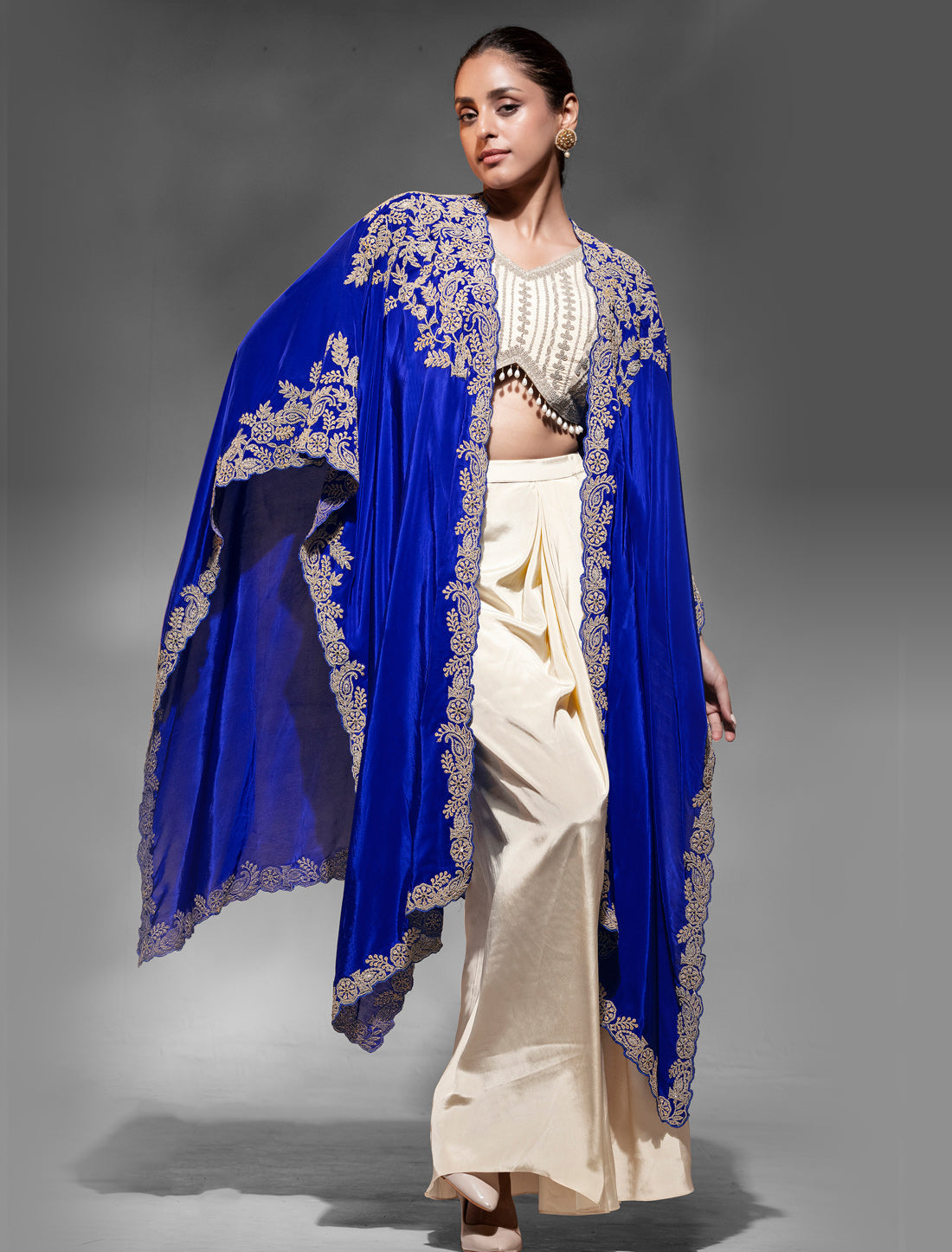 Beautiful Embroidered Freesize Outfit – Perfect for Special Occasions