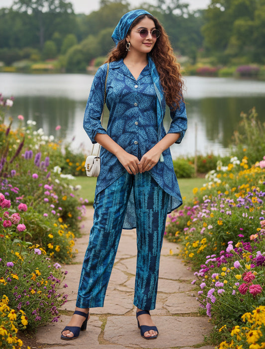 Trendy Silky Crepe Coord Set for Women | BeFashionate Ethnic Fashion