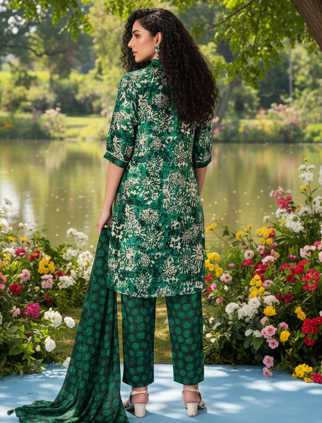 Soft Silky Crepe Coord Set | Ethnic Wear for Women