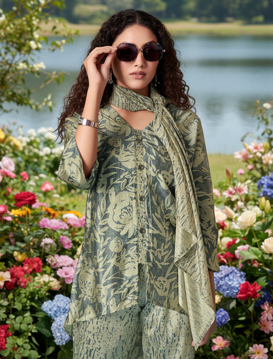 Fashionable Coord Set for Women – Silky Crepe