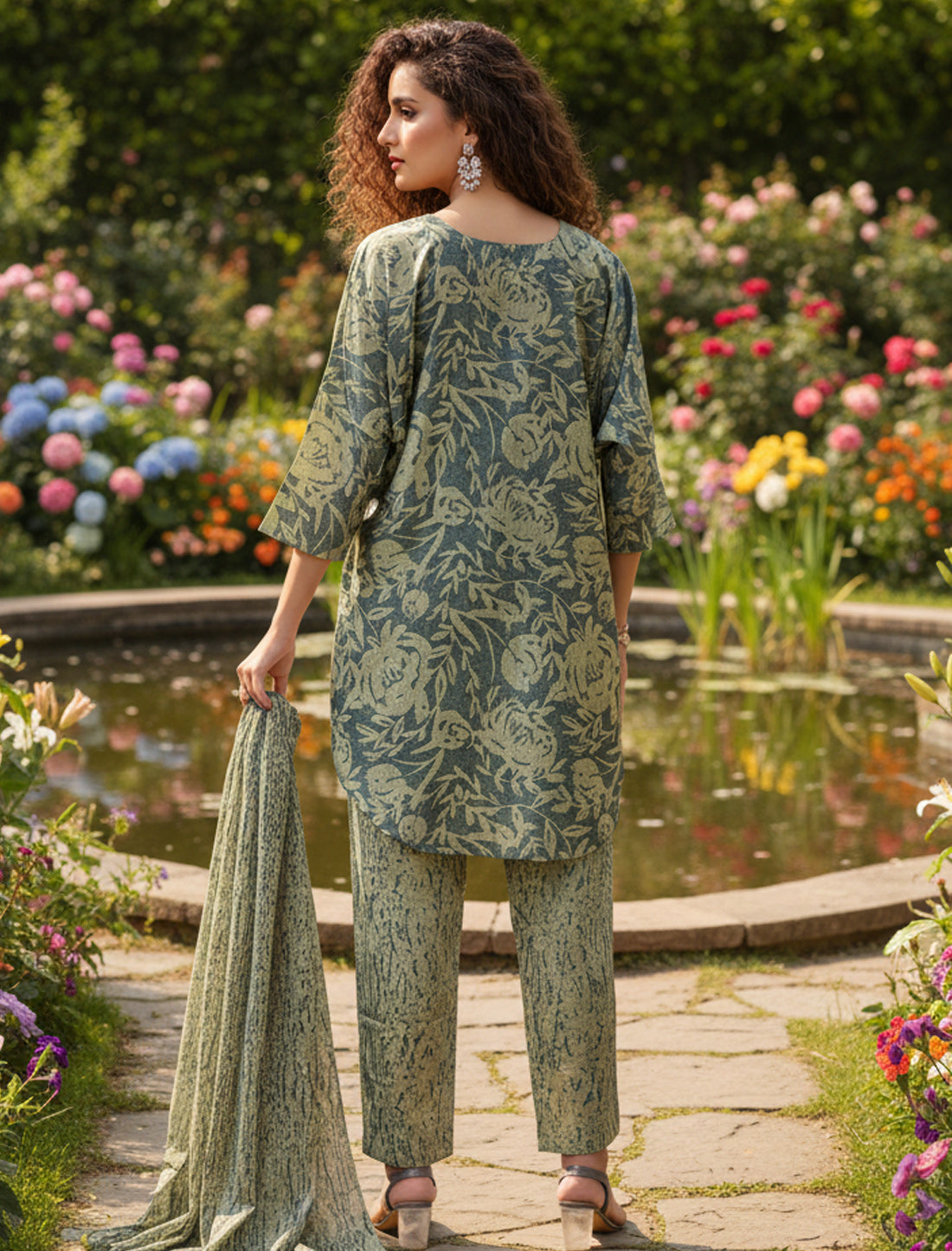 Fashionable Coord Set for Women – Silky Crepe
