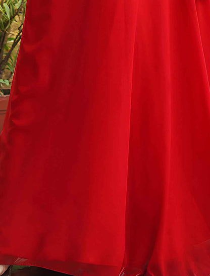 Red Georgette With Sequins Embroidery Ethnic Lehenga Choli