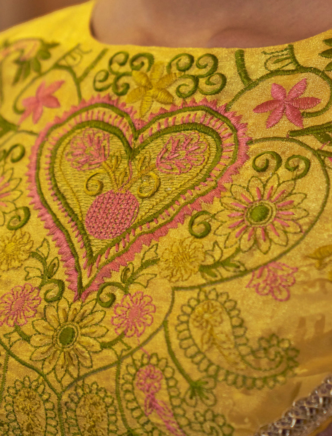 Lavender Designer Saree with Embroidery Work