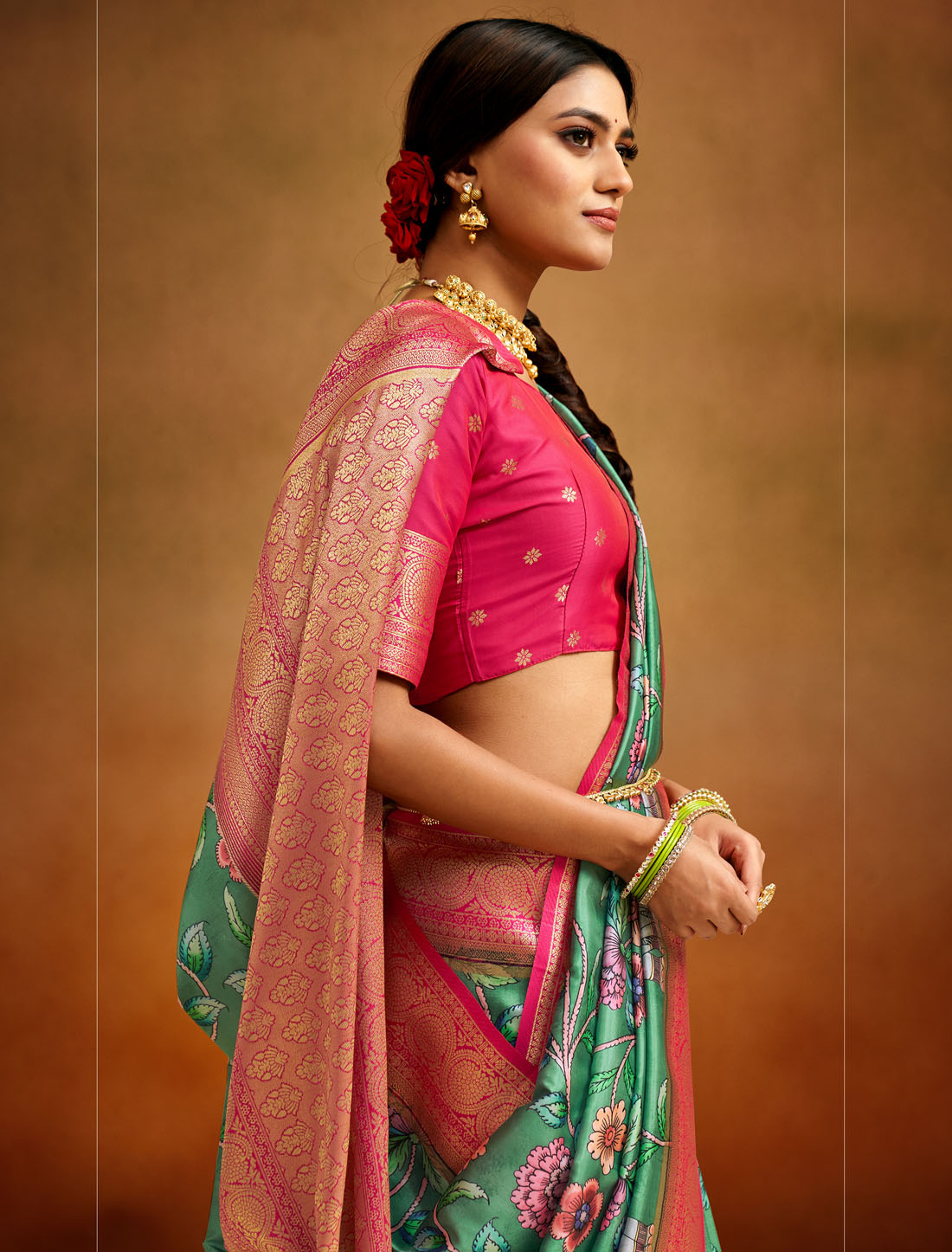 Royal Elegance Soft Handloom Banarasi Silk Women Saree