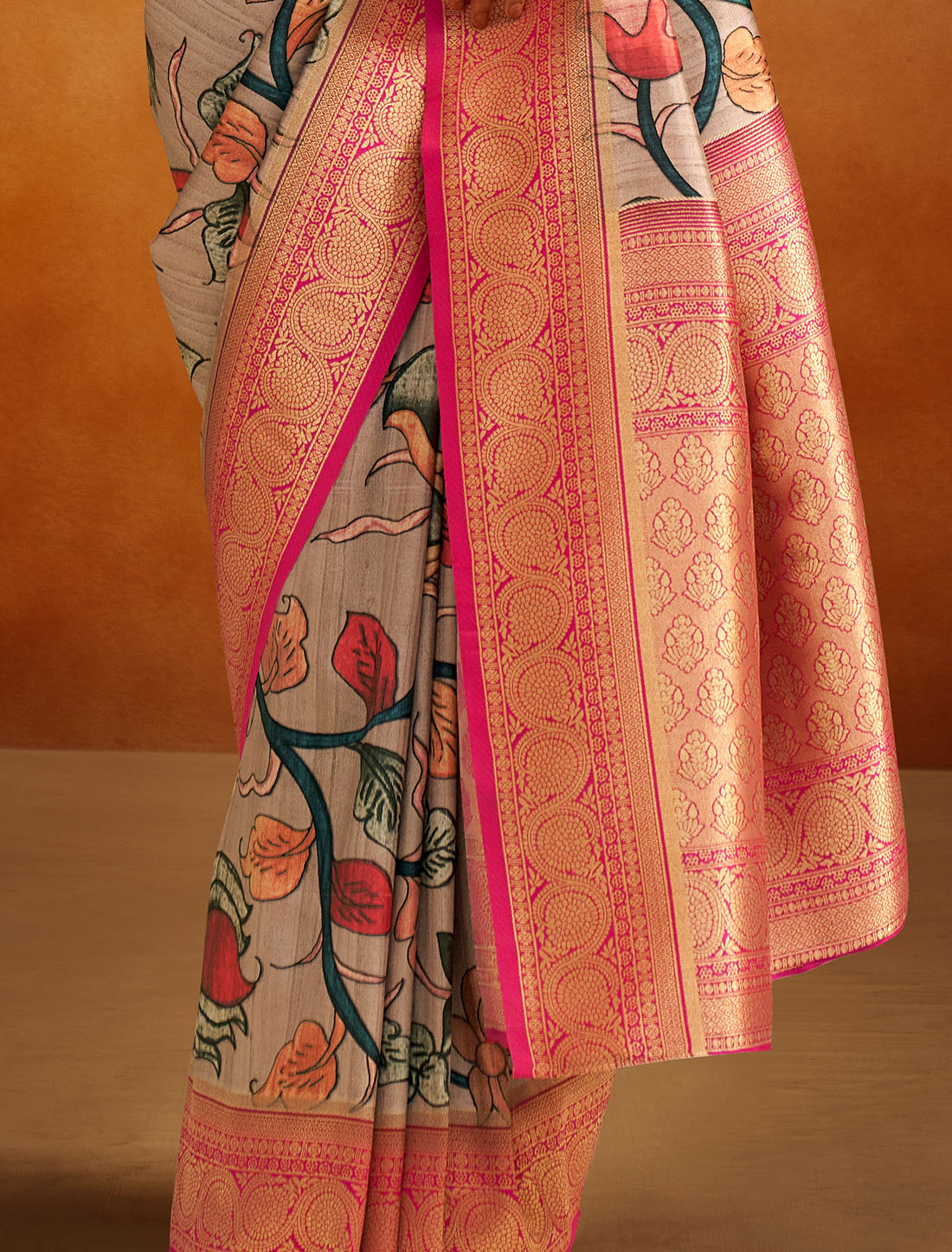 Celestial Drapes Soft Handloom Banarasi Silk Saree for Women
