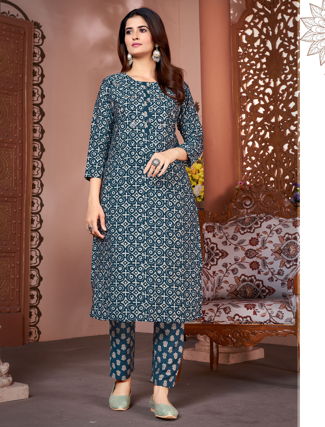 Discover Timeless Elegance: Premium Royal Silk Kurti & Pant Ensembles by BeFashionate