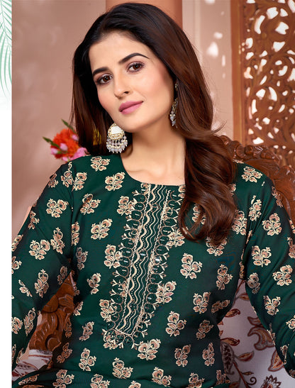 Step into Luxury: Premium Royal Silk Kurtis & Pants - Exclusively from BeFashionate