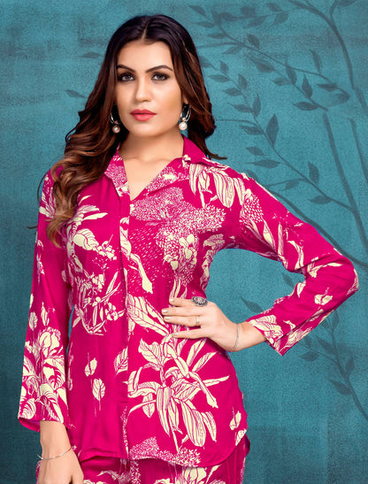 Elevate Your Style with Premium Viscose Maslin Top and Pant Sets For Women