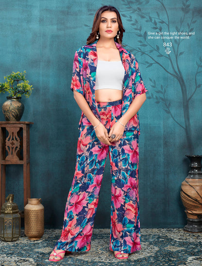 Effortless Elegance: Viscose Maslin Top and Pant Sets For Women