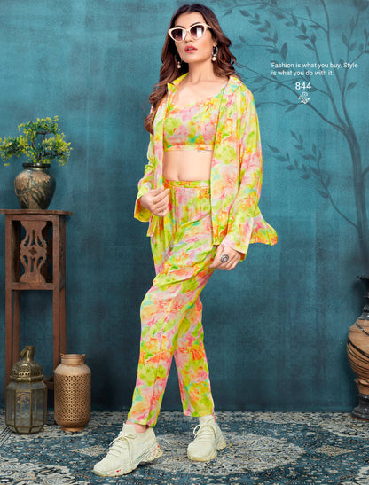 Chic & Comfortable: Viscose Maslin Top and Pant Sets For Women