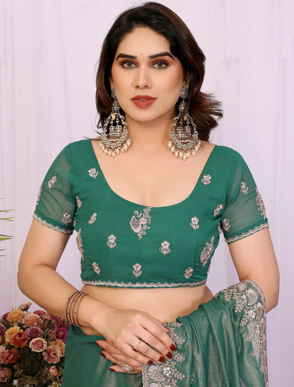 Dusty Ruma Pure Cotting Jorgut With Embrodery Codding Work Ethnic Saree