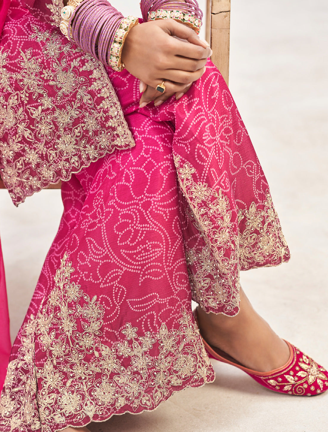 Luxury Chinon Embroidered Suit with Chiffon Dupatta – Ethnic Wear for Women