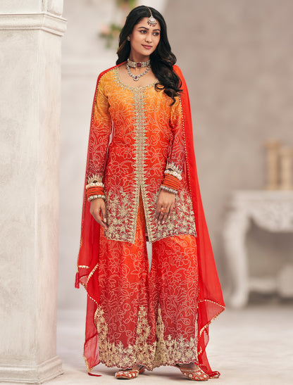Festive Designer Suit for Women – Premium Chinon Embroidered Ethnic Wear