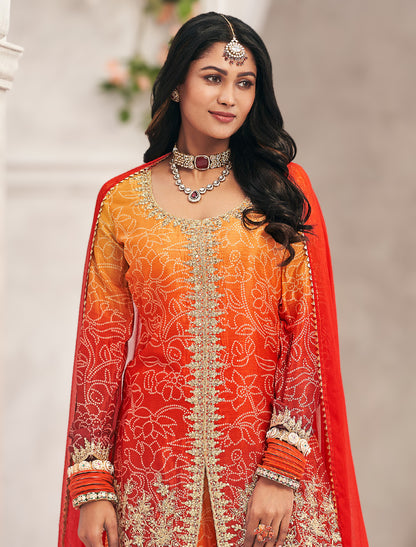 Festive Designer Suit for Women – Premium Chinon Embroidered Ethnic Wear