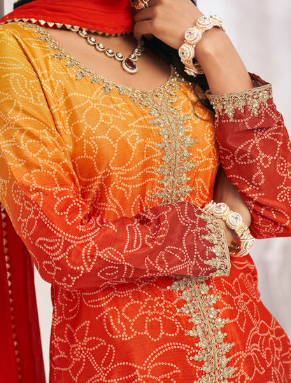 Festive Designer Suit for Women – Premium Chinon Embroidered Ethnic Wear