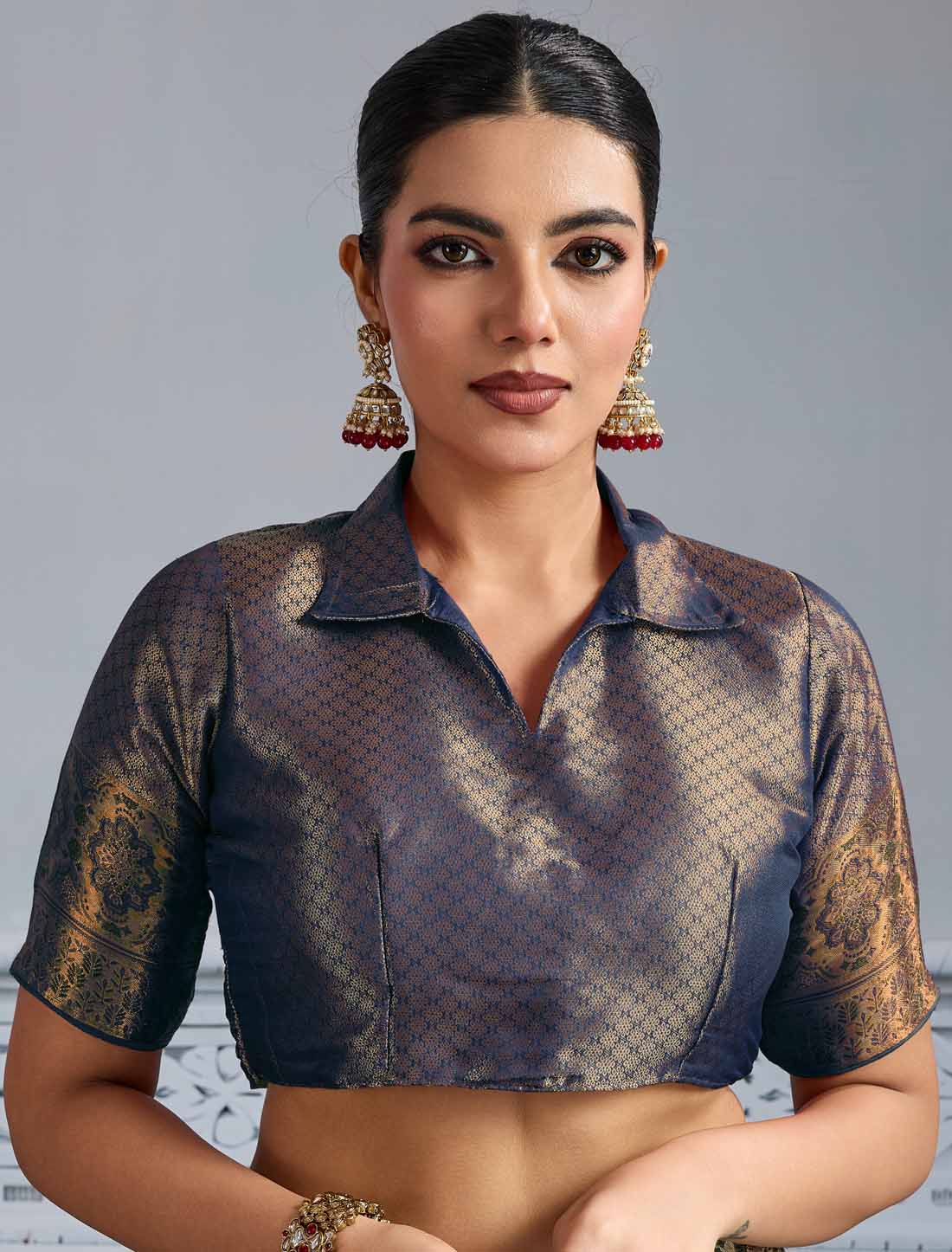 Kanjivaram Soft Silk Soft Zari & Meenakari Woven UnStitched Ethnic Saree