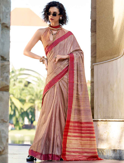 Printed Pure Handloom Festive Wear Ethnic Katan Saree