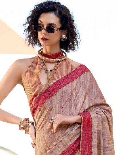 Printed Pure Handloom Festive Wear Ethnic Katan Saree