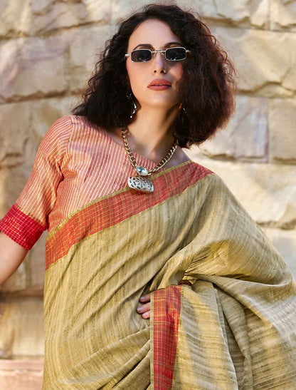 Pure Handloom Printed Katan Festive Wear Ethnic Saree