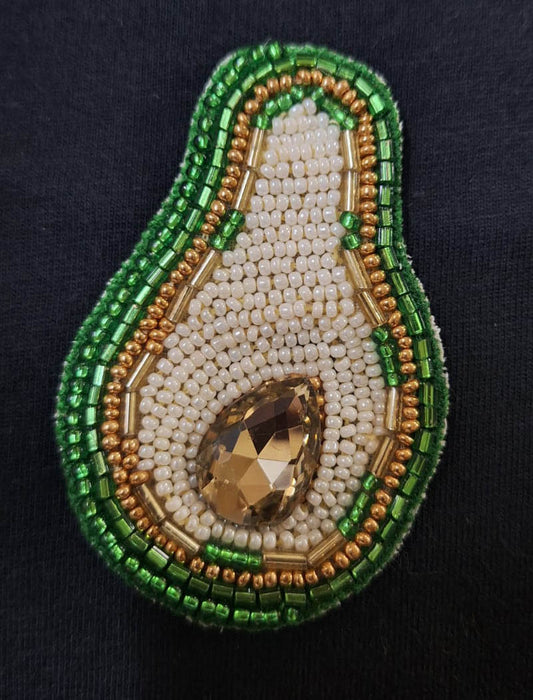RJ Biirthy Hampa Washable Hand Beaded Patches and Brooches
