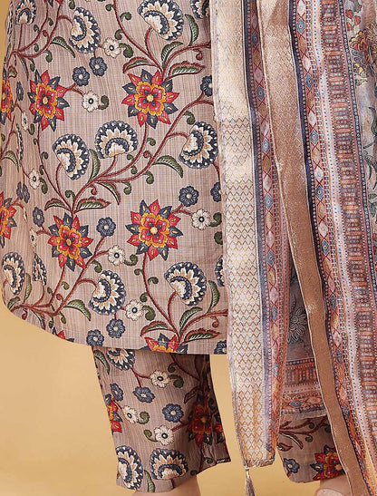 Ethnic Multi Color Premium Lichi Viscose Export Quality Hand Work Kurta Sets