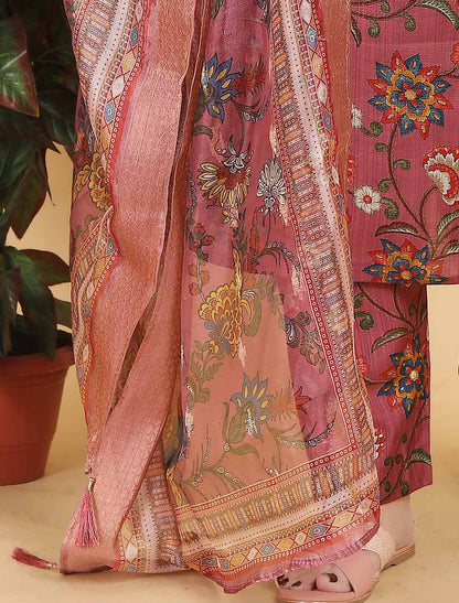 Multi Color Ethnic Premium Lichi Viscose Export Quality Hand Work Kurta Sets