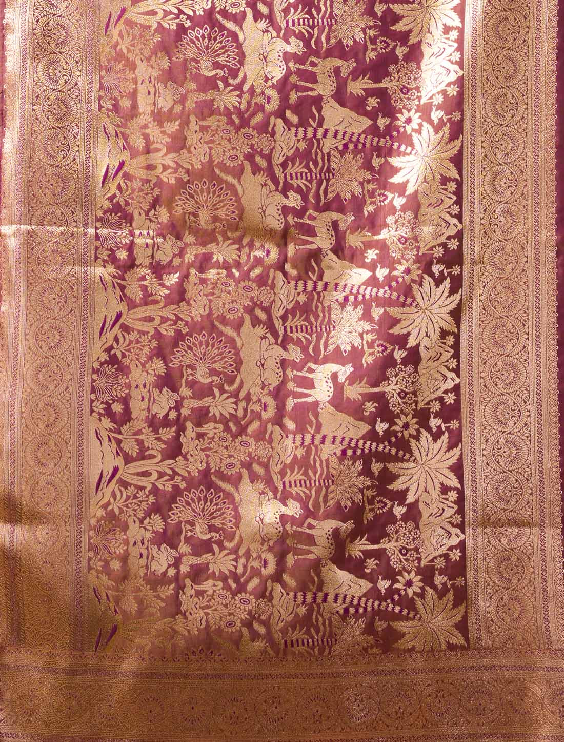 Pink Ethnic Silk Rich Pallu With Zhallar Designer Saree