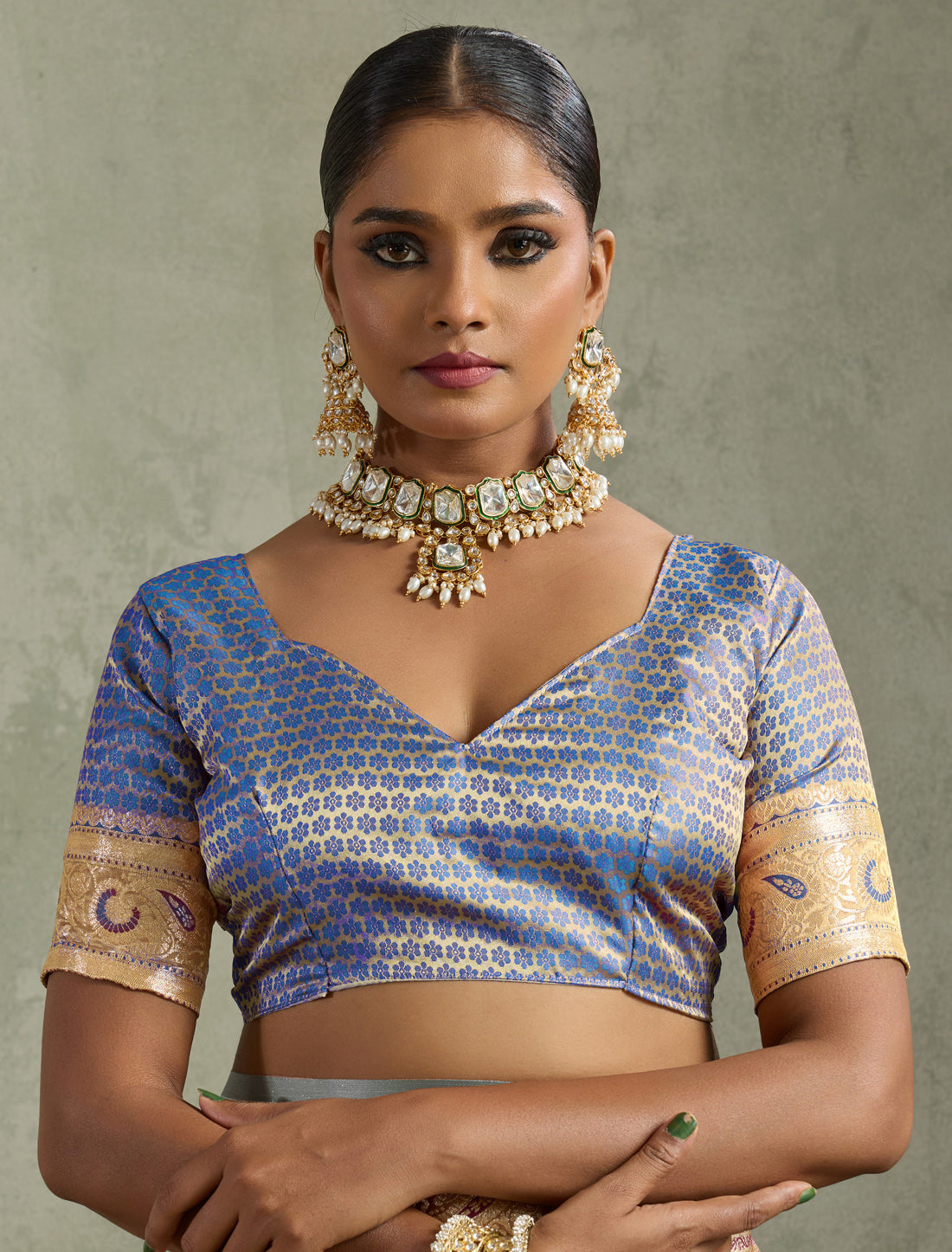 Brown Satin Silk Saree Banarasi Zari Woven Rich Pallu