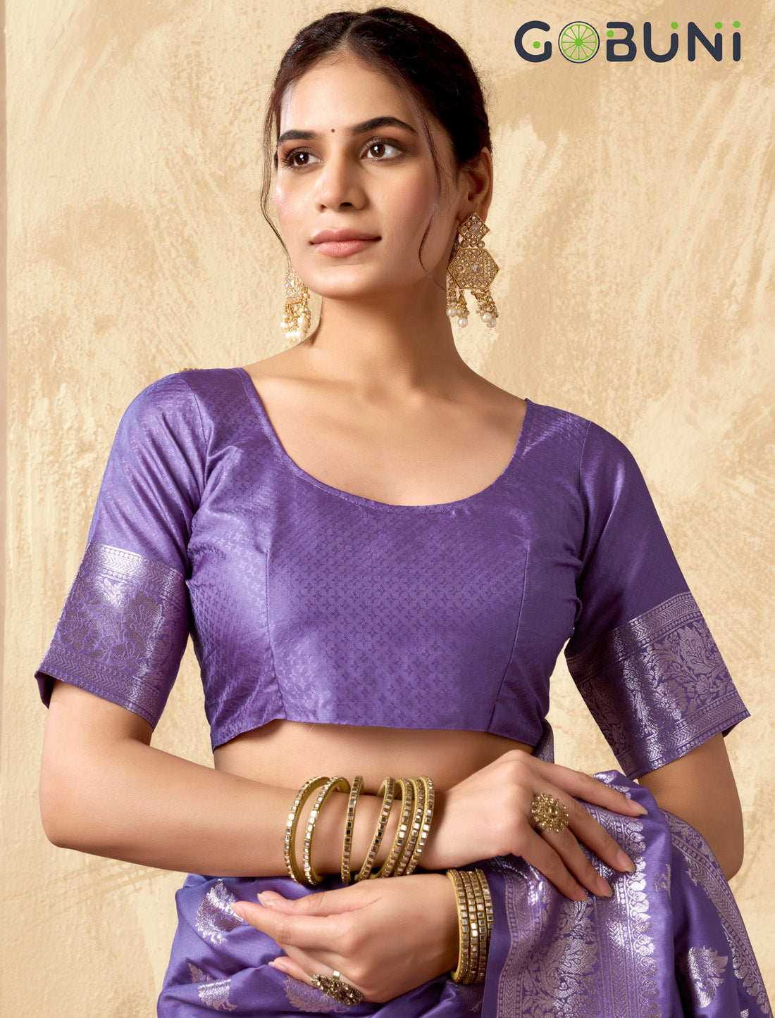 Designer Silk Rich Pallu With Zhallar Ethnic Un-Stitched Saree