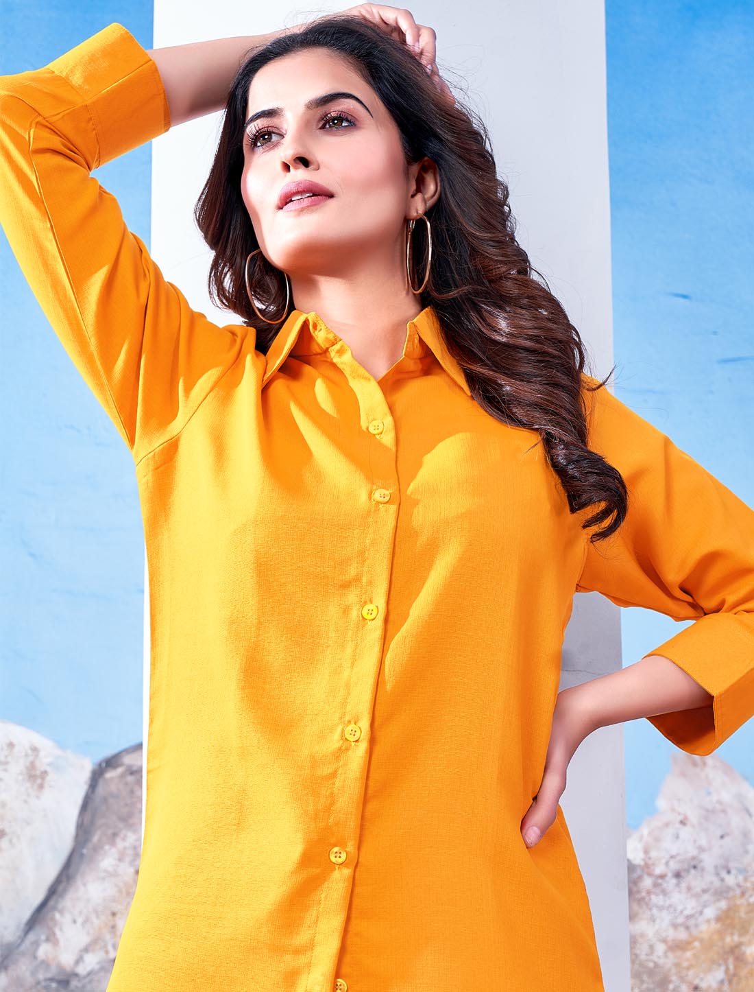 Elegance In Maaza Cotton Top For Women