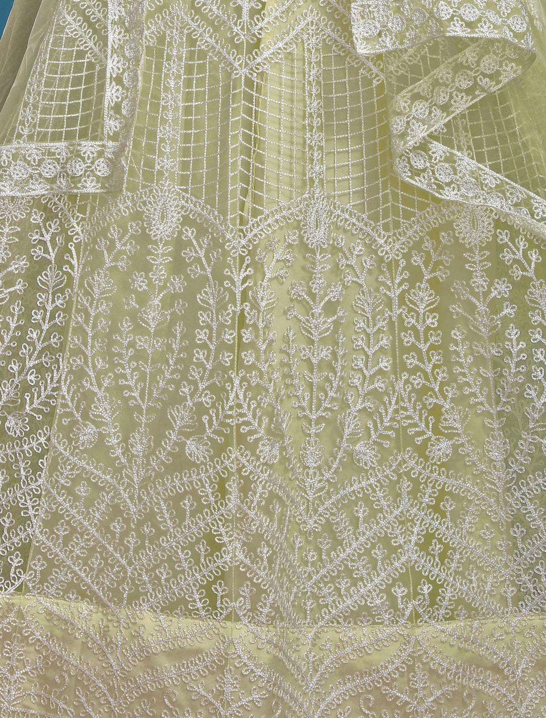 Green Ethnic Wedding Embroidered Lehenga Choli Set
